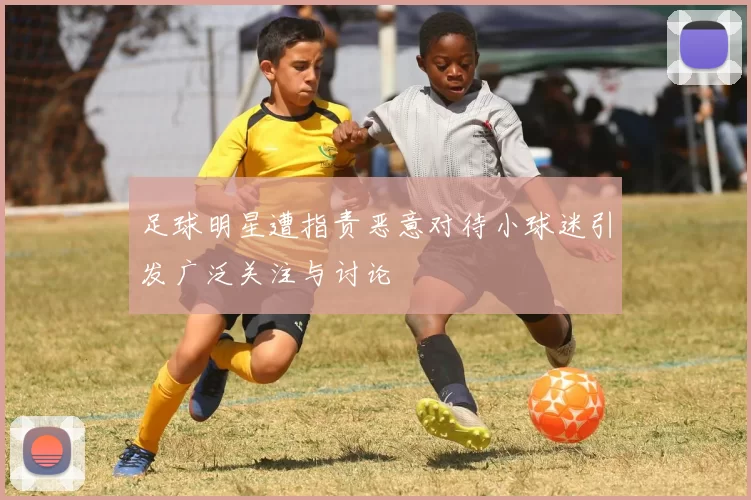 足球明星遭指责恶意对待小球迷引发广泛关注与讨论